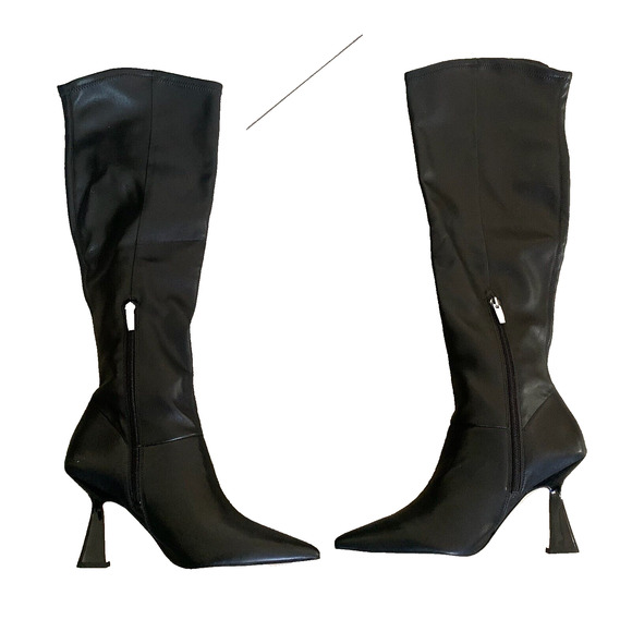 NEW FRANCO SARTO ALTA WOMEN'S BLACK KNEE HIGH BOOTS SIZE 9M - Picture 6 of 9